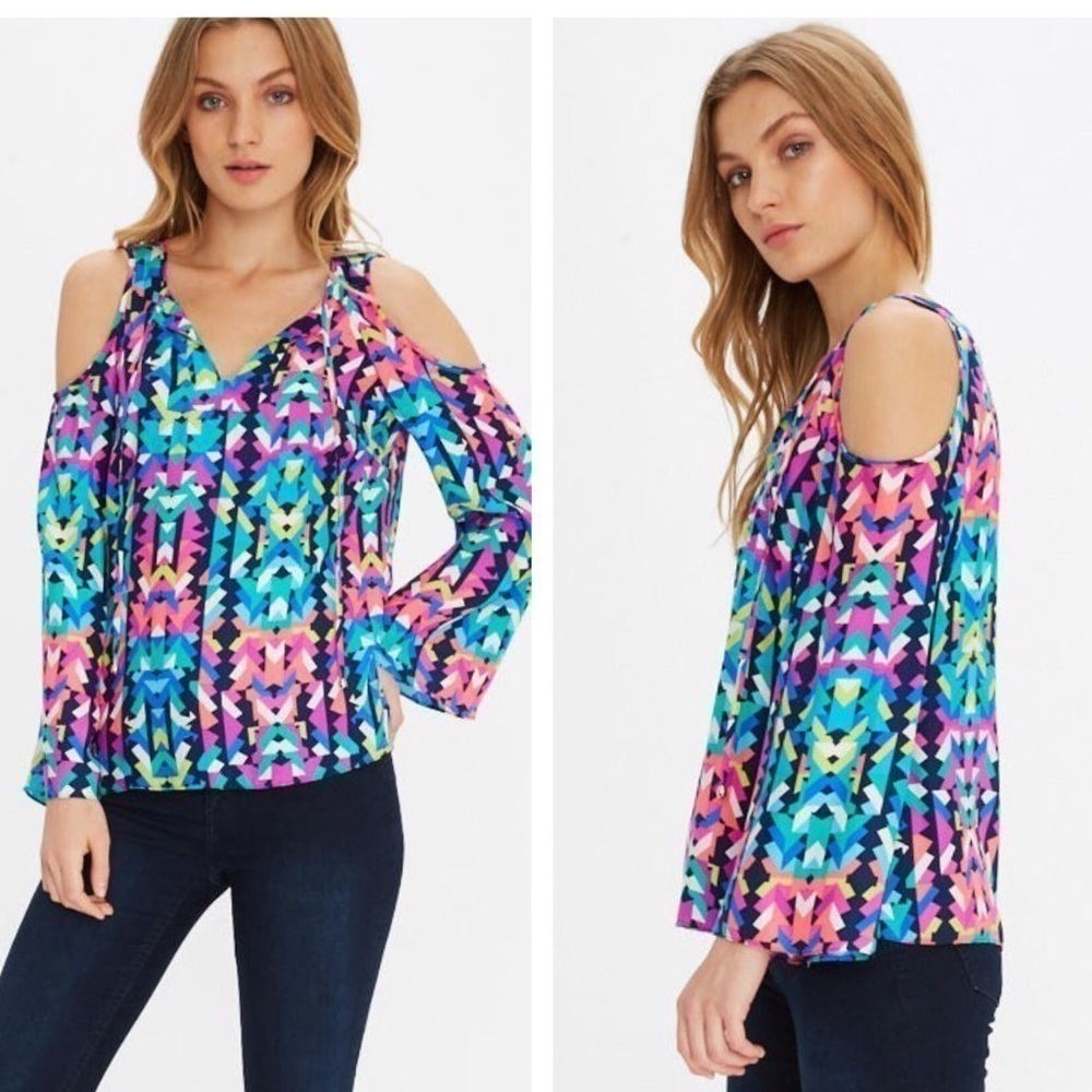 Alice & Trixie Camilla Bold Geometric Top NWT